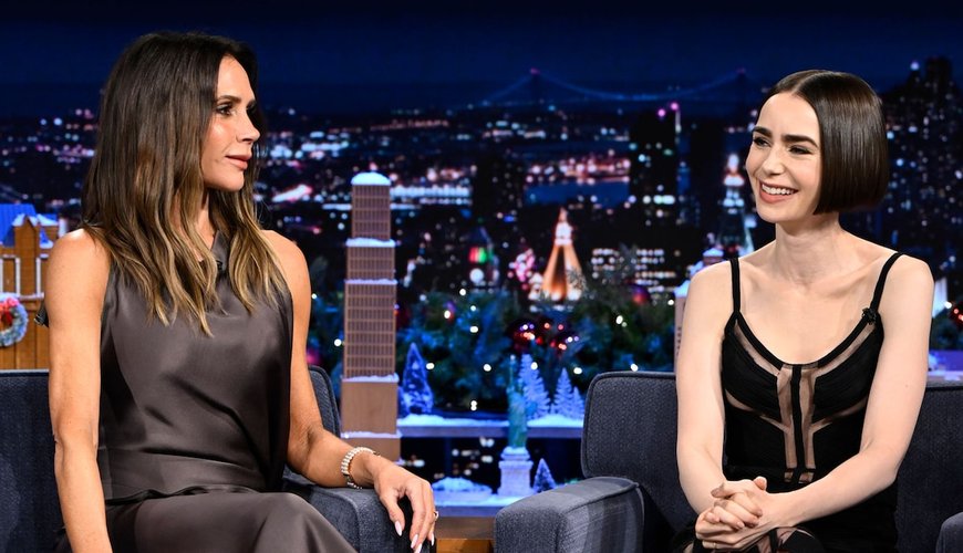 Tears of Joy! Lily Collins Meets Her Fashion Idol Victoria Beckham