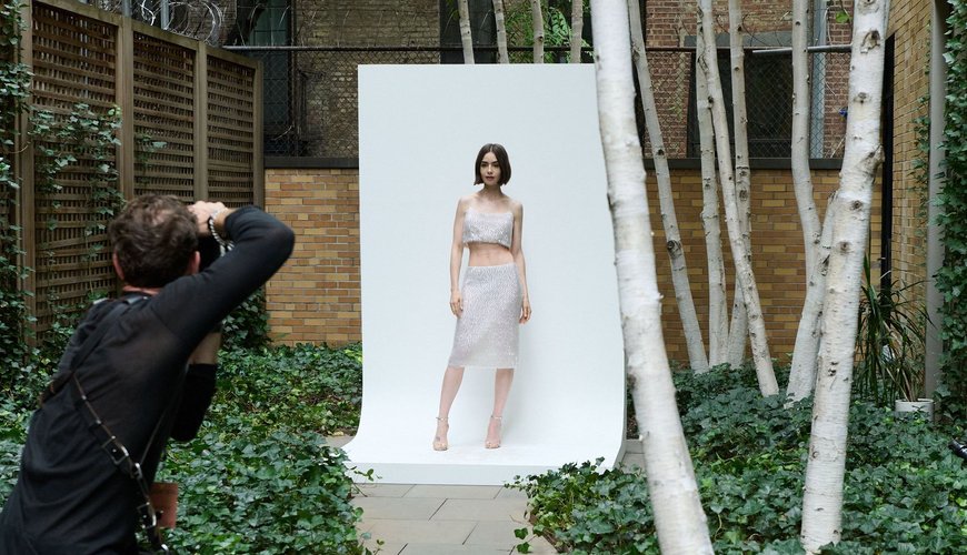 Lily Collins Channels '90s Vibes at Calvin Klein: A Fashion Throwback