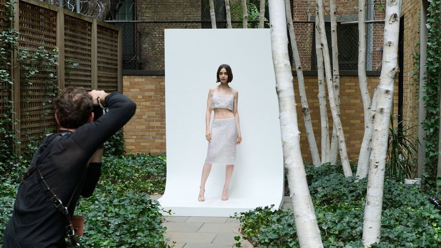 Lily Collins Channels '90s Vibes at Calvin Klein: A Fashion Throwback