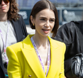 Lily Collins Dazzles in Neon at the F1 Monaco Grand Prix