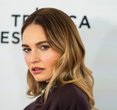 Lily James Turns Heads in Daring Black Negligee: A Valentine's Vision
