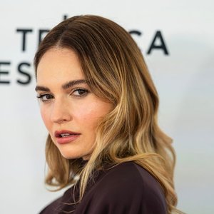 Lily James Turns Heads in Daring Black Negligee: A Valentine's Vision
