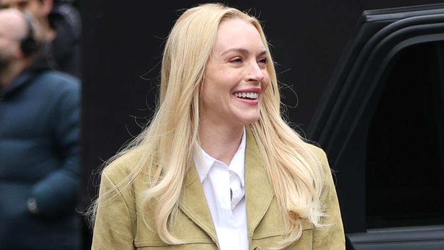 Lindsay Lohan's White Loafers: The Spring Shoe You Didn't See Coming