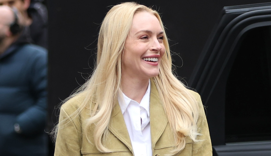 Lindsay Lohan's White Loafers: The Spring Shoe You Didn't See Coming