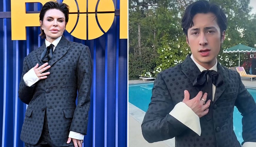 Lisa Rinna and Hudson Williams: A Fashion Face-Off in Tanner Fletcher