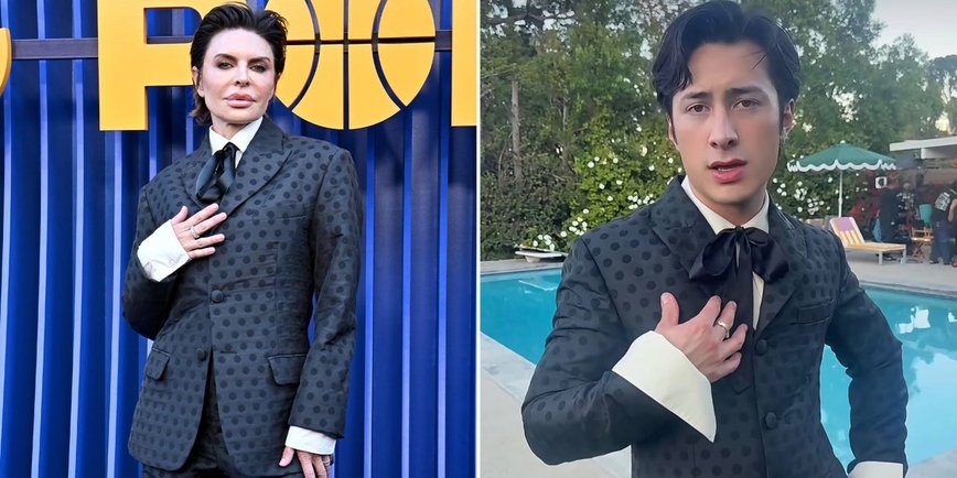 Lisa Rinna and Hudson Williams: A Fashion Face-Off in Tanner Fletcher