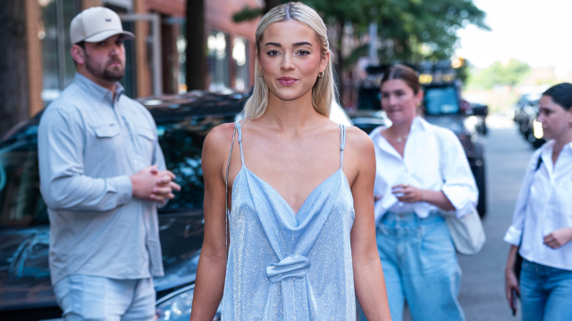 Livvy Dunne Dazzles NYFW in a Glittering Minidress Extravaganza
