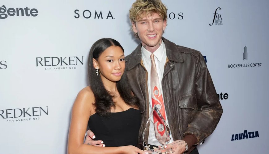 Machine Gun Kelly and Daughter Casie Turn Heads at Fashion Awards