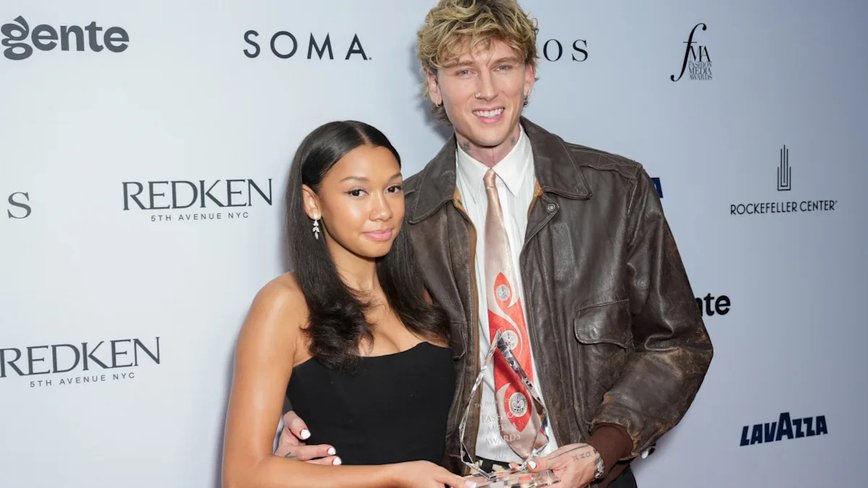 Machine Gun Kelly and Daughter Casie Turn Heads at Fashion Awards