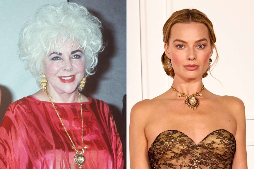 Margot Robbie Dazzles in Elizabeth Taylor's Iconic Necklace at 'Wuthering Heights' Premiere