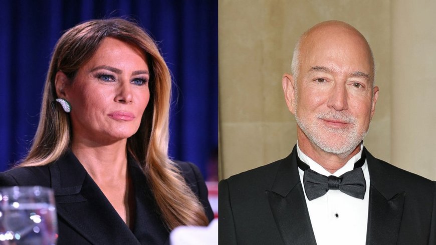 Melania Trump and Jeff Bezos