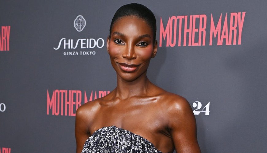Michaela Coel Stuns in Loewe at 'Mother Mary' Screening with Anne Hathaway