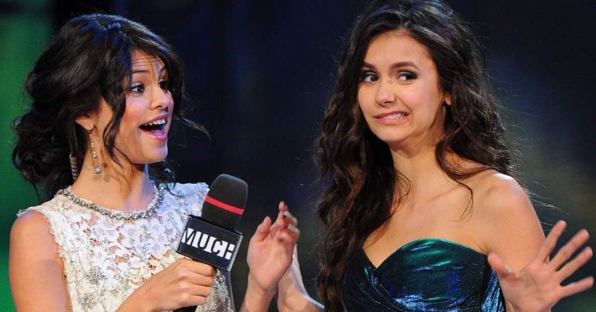 Nina Dobrev and Selena Gomez