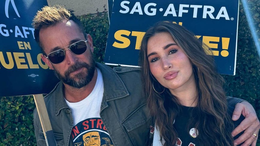 Noah Wyle and His Daughter Auden Shine at Movie Premiere