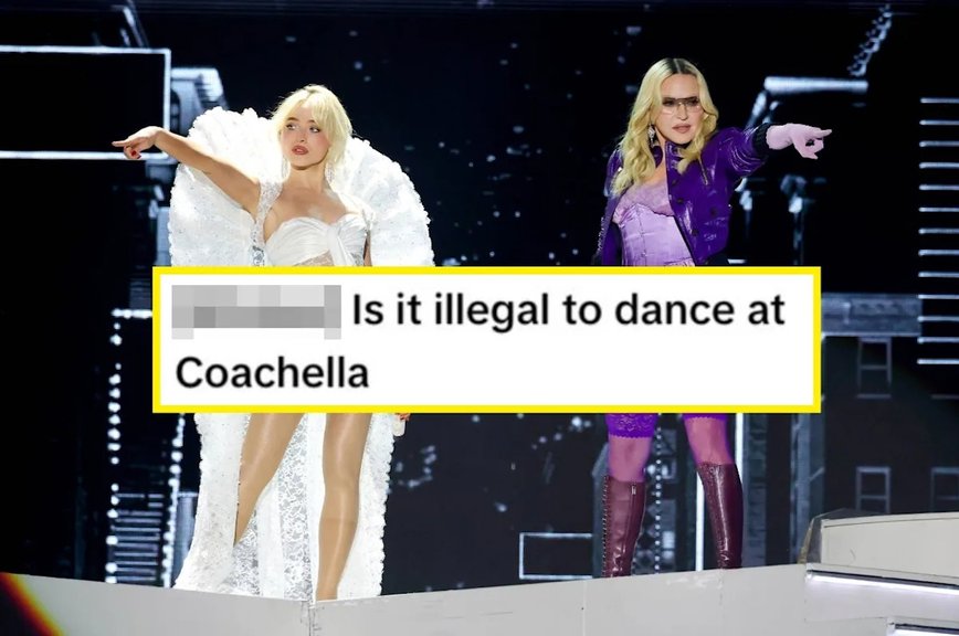 Sabrina Carpenter and Madonna's Coachella Crowd: Phones Out, Music On Hold