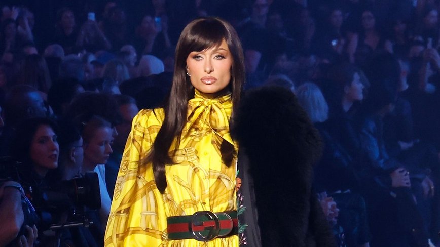 Paris Hilton's Jaw-Dropping Makeover at Gucci's Star-Studded Fashion Show