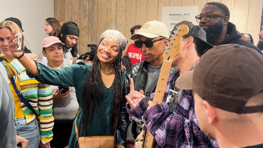 Pharrell Williams Lights Up Virginia Beach with Exclusive Pop-Up Experience