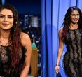 Priyanka Chopra Jonas Stuns in Sheer Elegance on 'The Tonight Show'