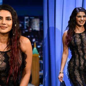 Priyanka Chopra Jonas Stuns in Sheer Elegance on 'The Tonight Show'