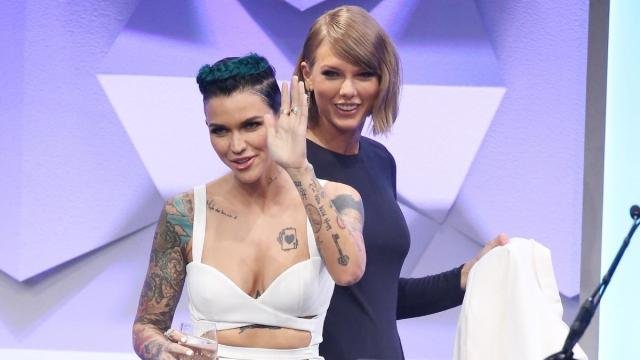 Ruby Rose Rallies for Taylor Swift Amid MAGA Drama – Travis Kelce Stays Mum