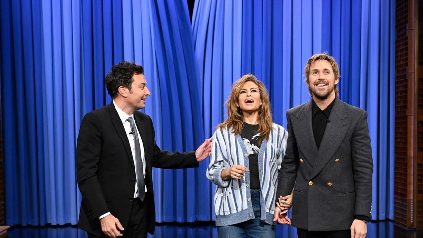 Ryan Gosling's Epic Birthday Surprise for Eva Mendes on Live TV