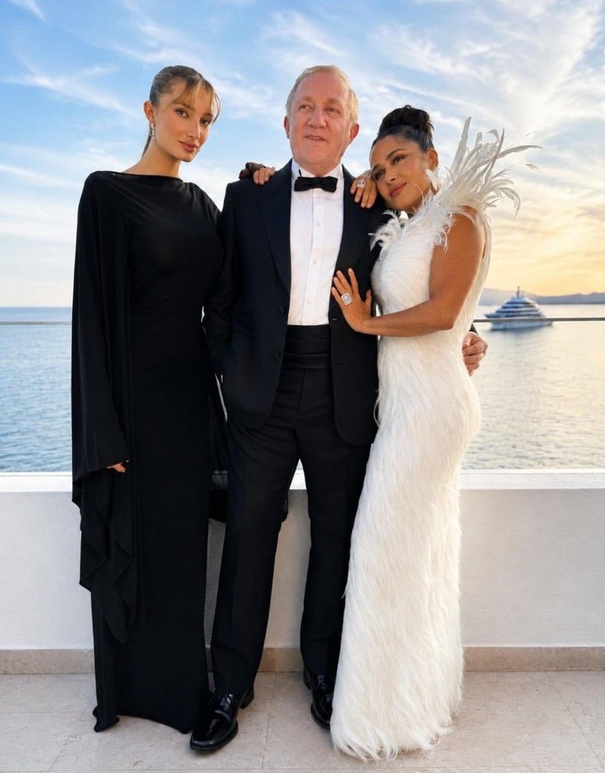 Salma Hayek's Glamorous Family Affair: A Night to Remember in Cannes