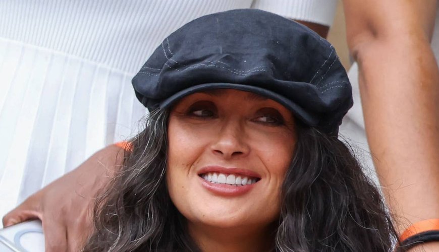 Salma Hayek Steals the Spotlight at French Open with Effortless Style and Grace