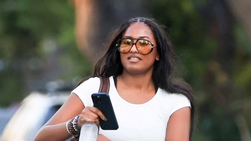Sasha Obama Rocks L.A. with Effortless Style in Chic Sweater Vest