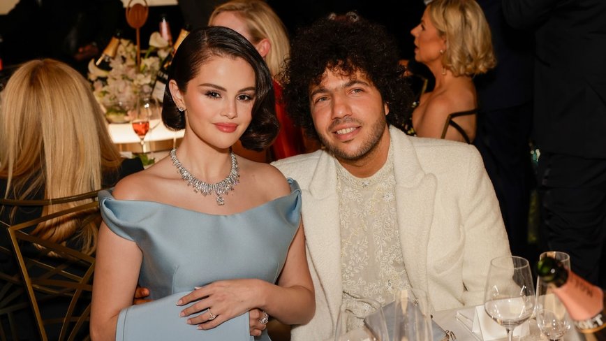 Selena Gomez Stuns in Elegant White Blazer Dress at Her Wedding Rehearsal