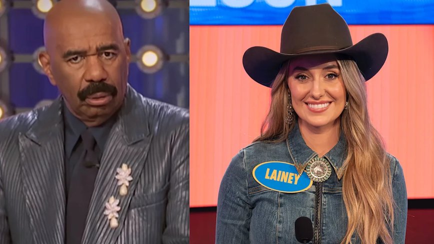Steve Harvey's Jaw-Drop Moment: Lainey Wilson's 'Family Feud' Antics Go Viral