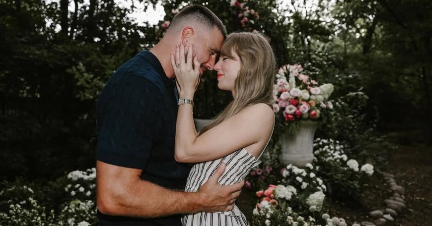 Taylor Swift and Travis Kelce
