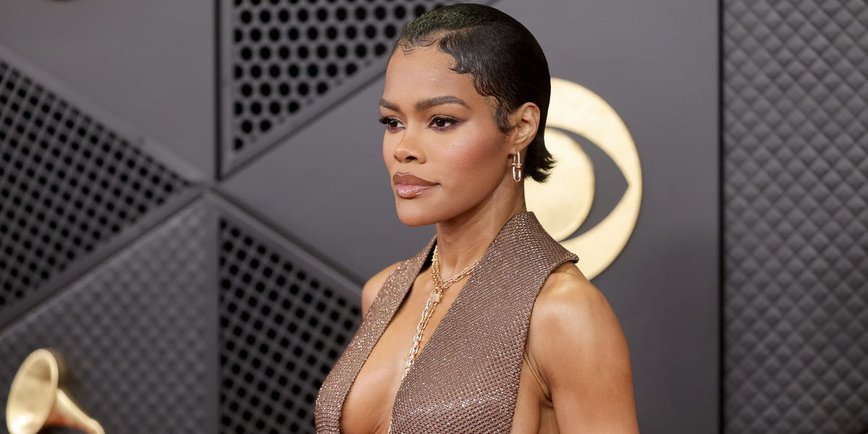 Teyana Taylor Stuns in Bold Tom Ford Gown at the 2026 Grammys