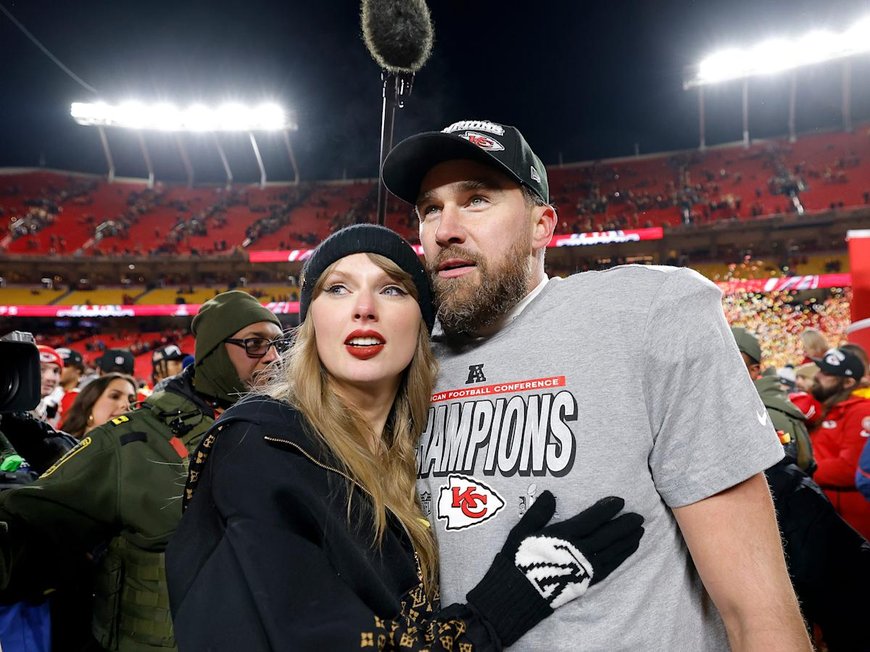 Taylor Swift and Travis Kelce