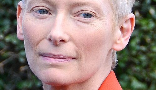Tilda Swinton Channels Bowie Vibes in Tom Ford at Iconic Centre Opening