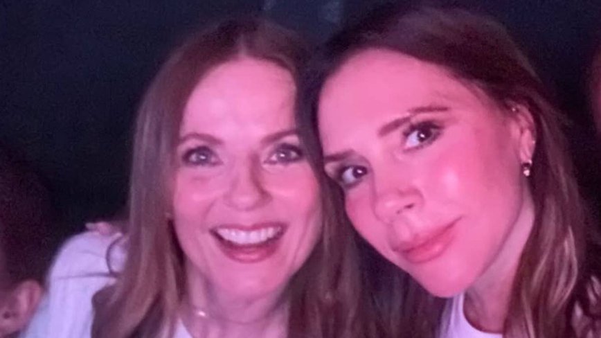 Victoria Beckham and Geri Halliwell Reignite Spice Girls Magic at Cruz's Gig