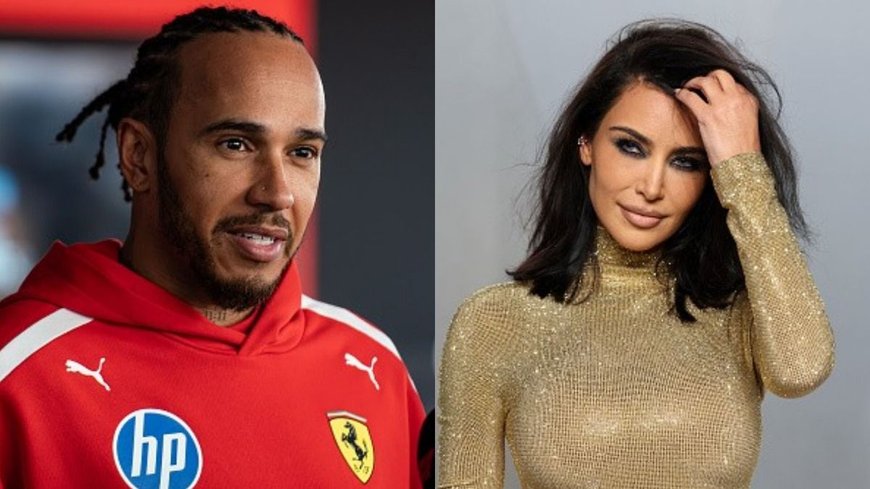 Lewis Hamilton and Kim Kardashian