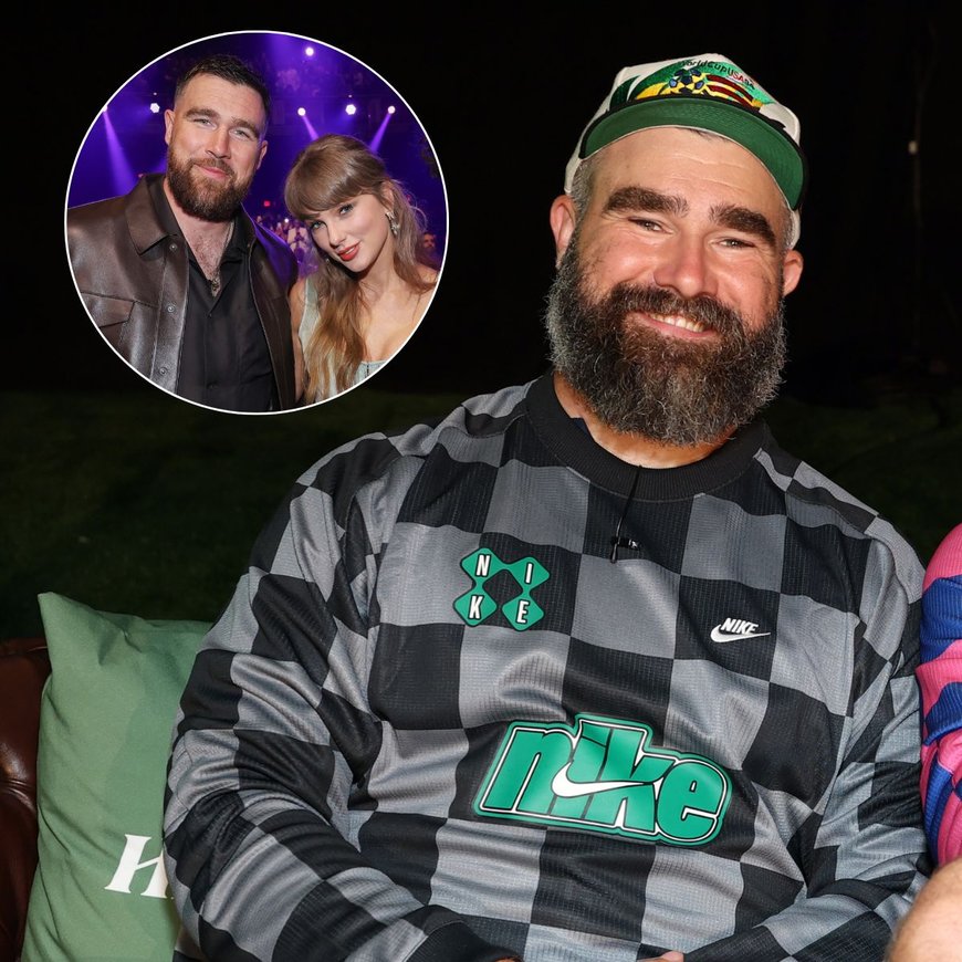 Jason Kelce at Taylor Swift and Travis Kelce Wedding