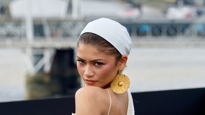 Zendaya Stuns in Ethereal Custom Jacquemus Ensemble