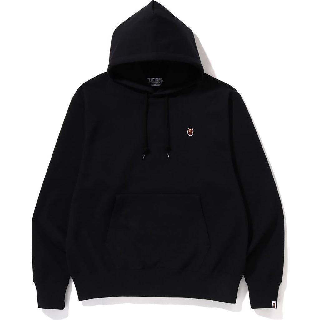 A BATHING APE HEAD ONE POINT RELAXED FIT PULLOVER HOODIE - Bape